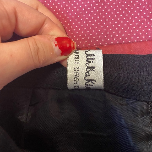 Vintage Black Pencil Skirt (Korean Brand - can’t make out name) - Picture 5 of 10